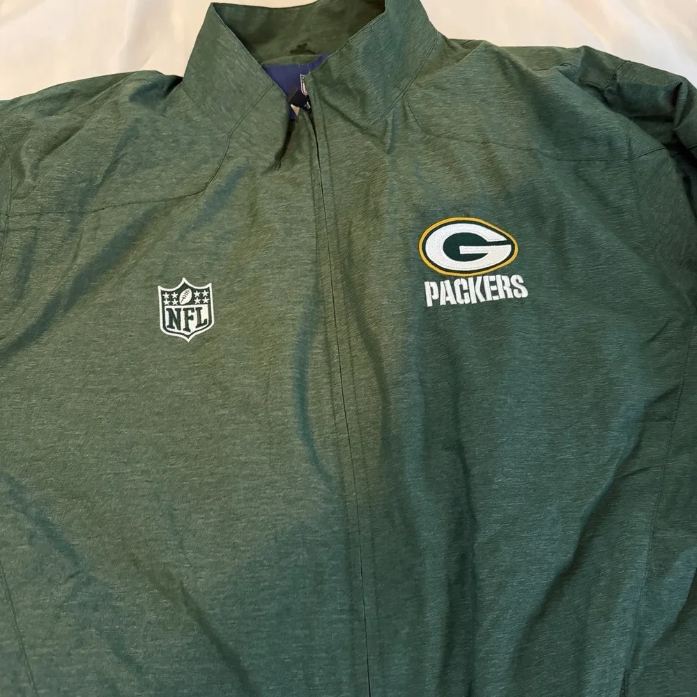 Reebok Onfield Green Bay Packers Jacket‎ Size XL Very Nice!